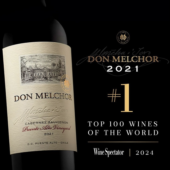 Vino Don Melchor 2021 Cabernet Sauvignon 750cc - Imagen 2